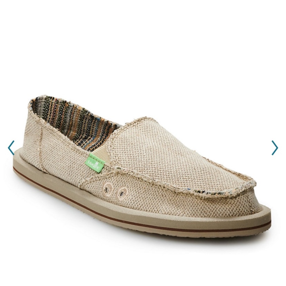 Sanuk Donna Hemp Size 8